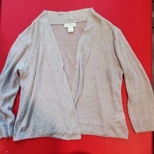 Cynthia Rowley beige cardigan women's size L